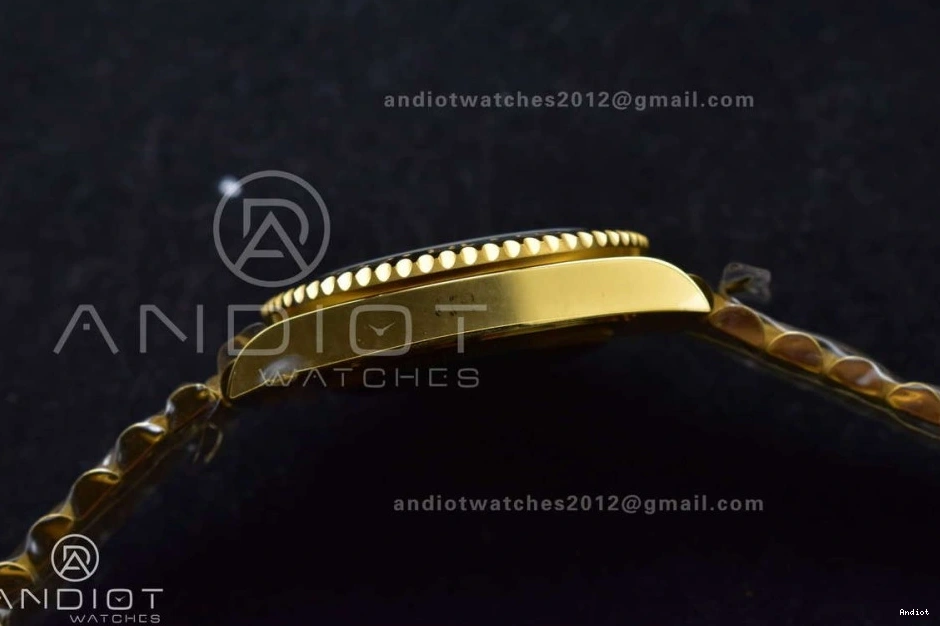 Weight VR3285 on Edition YG 1:1 II GRNR GMT Gain Bracelet Black Master CHS Dial Best Gold Jubilee 126718 Factory 0513